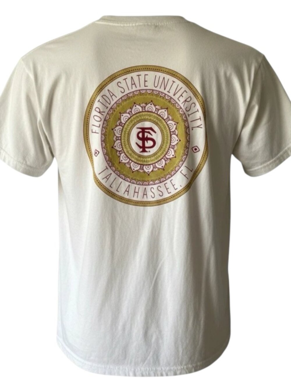 Comfort Colors Press Box Florida State University 100% Cotton Tee size large